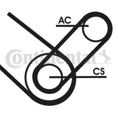 CONTINENTAL CTAM 4PK874 ELAST T1 - poly-V-thumb-1