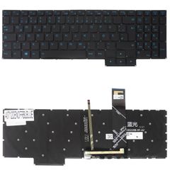 Deutsche Tastatur für Laptop - German Laptop Keyboard για Lenovo IdeaPad Creator 5-15IMH05 Legion 5-17ARH05H 82GN 5-17IMH05 82B3 5-17IMH05H 81Y8 DE No Frame Backlight Blue ( Κωδ.40712DENOFRBLBLUE )