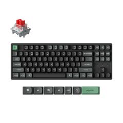Keychron K8 Ultra (K8U-J1) ZMK Wireless 8K Mechanical Keyboard Red Switch (Hot-Swap) 80% Us Layout