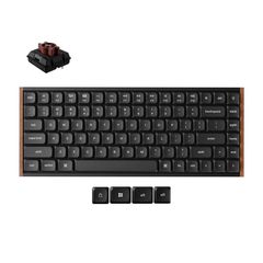 Keychron K3 Ultra (K3U-H3) QMK 8K Wireless Mechanical Keyboard Brown Switch Low Profile Wood Fr. 75%