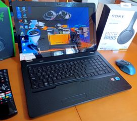 HP G72 οθόνη 17΄΄ ίντσες, INTEL επεξεργαστής, Windows10 + Office, RAM 4GB/HDD 320GB, Άριστο..
