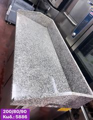 Μεταχειρισμένο ψυγείο πάγκος για pizza, με 3 πόρτες, μάρμαρο & salad bar‼-thumb-3