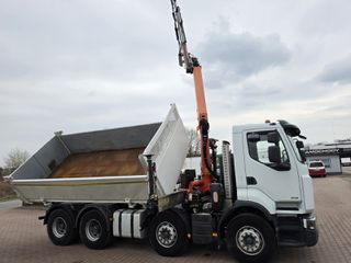 Ανατροπή + Γερανός Renault 2011 LANDER 380 8X4 PALFINGER 16001 ΑΝΑΤΡΩΠΗ-thumb-1