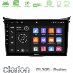 Clarion GL300 Series 4Core Android ClarionOS 2+32GB Hyundai i30 2012-2017 Navigation Multimedia Tablet 9" Με Carplay & Android Auto