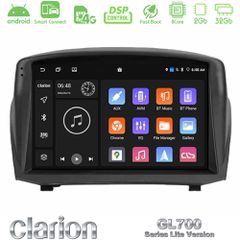 Clarion GL700 Lite Series 8Core Android ClarionOS 2+32GB Ford Fiesta 2008-2016 Navigation Multimedia Tablet 9" (Oem Style) Με Carplay & Android Auto