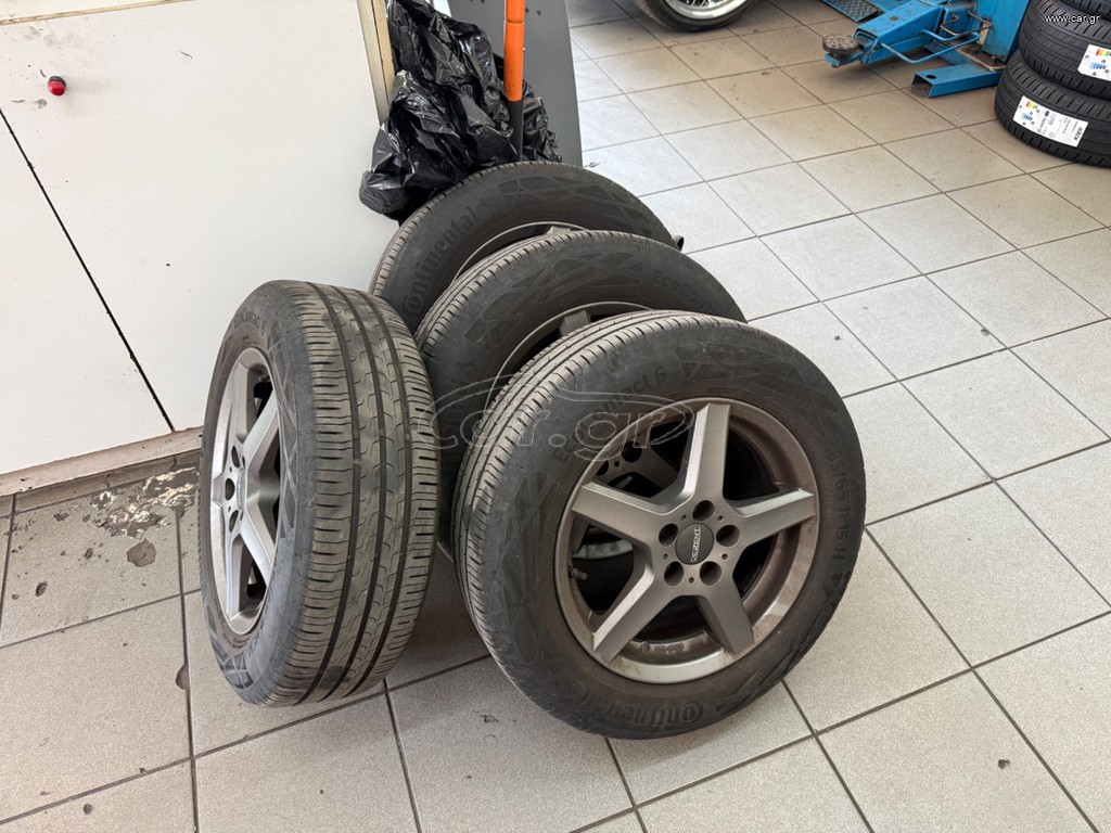 Ζάντες αλουμινίου με λάστιχα 185/65R15