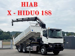 Γερανοί - Φορτηγά Με Γερανό Renault 2018 C 430 * HIAB X - HIDUO 188 + ΤΗΛΕΧΕΙΡΙΣΤΗΡΙΟ * 6x4