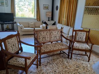 Σαλόνι 3 τμχ Ξύλινο