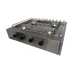 Τετραπλή Επιτραπέζια Εστία 34kW 80x70x19cm Vrettos Kallisti 4 Eco
