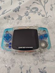 Gameboy Advance Διαφανές Κέλυφος IPS Laminated Screen USB C Φόρτιση Μπαταρίας
