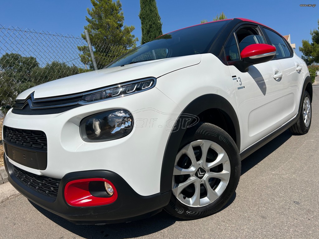 Citroen C3 2019 1.2 PureTesh Graphic + Οθόνη+Parktronic 82Hp