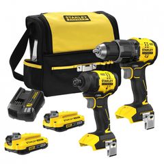 SFMCK201D2S-QW 20V Brushless Σετ Κρουστικό Δραπανοκατσάβιδο 18V & Παλμικό Κατσαβίδι 18V - 18V - 20V - STANLEY FATMAX (#SFMCK201D2S-QW)