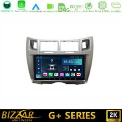 Bizzar G+ Series Toyota Yaris 8core Android14 6+128GB Navigation Multimedia Tablet 9" (Ασημί Χρώμα)