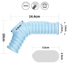 Vibrating Wave Knights Ring with Scrotum Sleeve-thumb-1