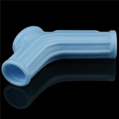 Vibrating Ridge Knights Ring with Scrotum Sleeve-thumb-3