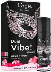 Dual Vibe Liquid Vibrator Strawberry Gin And Tonic 15ml