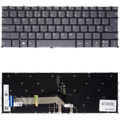 Πληκτρολόγιο - Laptop Keyboard για Lenovo Ideapad Flex 5 14ALC05 82HU 14ARE05 81X2 14ITL5 82BH 14ARE05 82A2 PR4SB-UK SN20W85366 5CB1A14130 5CB1A13481 5CB1A13483 UK Nο Frame Backlight Gray ( Κωδ.40728U