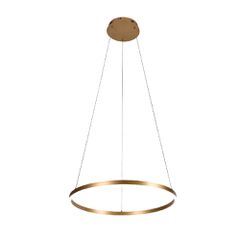 Κρεμαστό φωτιστικό LED 36W 3CCT by switch on base D:80cm 6095-AB-Golden