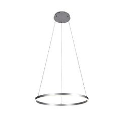 Κρεμαστό φωτιστικό LED 45W 3CCT by switch on base D:100cm 6095-AA-Silver