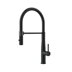 Orabella Bracket Black matt - Μπαταρία Κουζίνας με αποσπώμενο ντουζ 2 ροών 20137