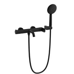 Orabella Oval Black matt - Μπαταρία Λουτρού 10463