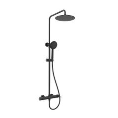 Orabella Preciosa Black matt - Στήλη ντουζ με στρόγγυλη κεφαλή Φ250 10388