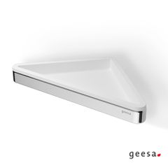 Εταζέρα Γωνιακή 23x17 εκ. Frame Geesa Chr/White Matt 8803-300