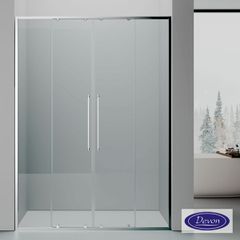 SLIDER 160 (157-160εκ) DEVON ELLI CLEAN-GLASS CHROME SL2L160C-100