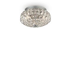 Φωτιστικό Οροφής KING PL3 Χρώμιο Ideal Lux 075389