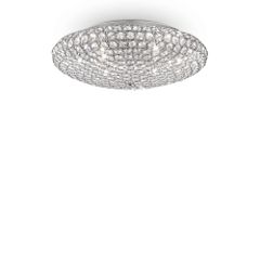 Φωτιστικό Οροφής KING PL9 Χρώμιο Ideal Lux 073255
