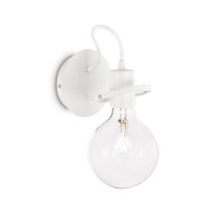 Απλίκα RADIO AP1 Λευκό Ideal Lux 119465