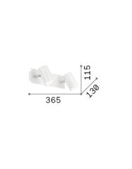Απλίκα SPOT AP2 Λευκό Ideal Lux 156736