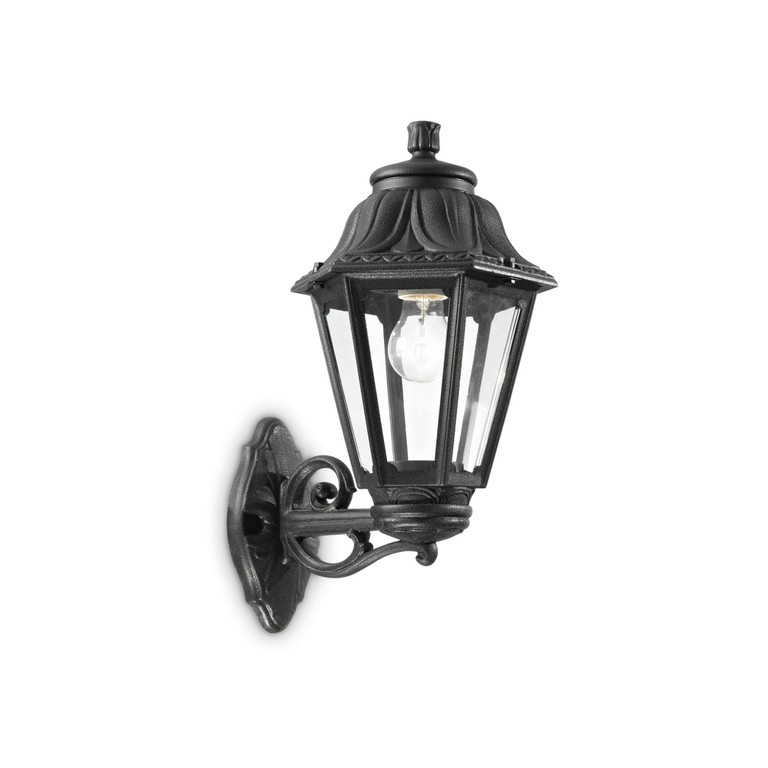 Απλίκα DAFNE AP1 BIG Μαύρο Ideal Lux 101491
