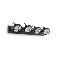 Φωτιστικό Οροφής GLIM PL4 Μαύρο Ideal Lux 200255