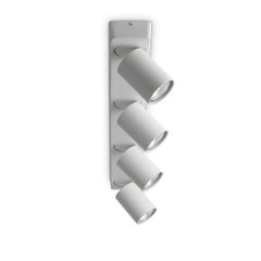 Φωτιστικό Οροφής RUDY PL4 ROUND Λευκό Ideal Lux 229089