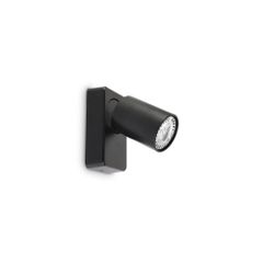 Απλίκα RUDY AP1 ROUND Μαύρο Ideal Lux 229010