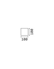 Απλίκα RUBIK AP Μαύρο 3000K Ideal Lux 269320