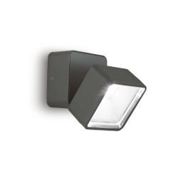 Απλίκα OMEGA AP SQUARE Ανθρακί 4000K Ideal Lux 285511