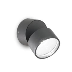 Απλίκα OMEGA AP ROUND Ανθρακί 4000K Ideal Lux 285467