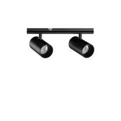 Γραμμικό Σύστημα Φωτισμού STICK SPOT DOUBLE 10W 3000K Μαύρο Ideal Lux 329536