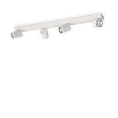 Φωτιστικό Οροφής RUDY PL4 SQUARE Λευκό Ideal Lux 294827