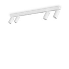 Φωτιστικό Οροφής Προφίλ PL4 Λευκό Ideal Lux 328188