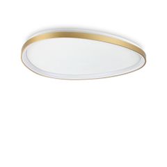 Φωτιστικό Οροφής GEMINI PL D081 ON-OFF Ορείχαλκος 3000K Ideal Lux 328096
