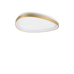 Φωτιστικό Οροφής GEMINI PL D061 ON-OFF Ορείχαλκος 3000K Ideal Lux 328065