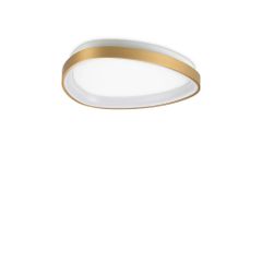 Φωτιστικό Οροφής GEMINI PL D042 ON-OFF Ορείχαλκος 3000K Ideal Lux 328034