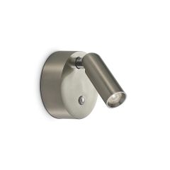 Απλίκα BEAN AP ROUND RECHARGEABLE NICKEL Ideal Lux 364810