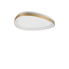 Φωτιστικό Οροφής GEMINI PL D061 ON-OFF Ορείχαλκος 4000K Ideal Lux 372082