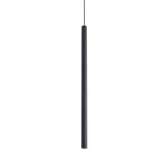 Κρεμαστό Φωτιστικό LOOK LED SP1 ROUND D30 H700 ON-OFF Μαύρο 3000K Ideal Lux 371122