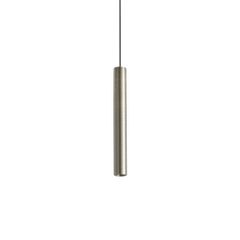 Κρεμαστό Φωτιστικό LOOK LED SP1 ROUND D30 H250 ON-OFF Ορείχαλκος 3000K Ideal Lux 371108