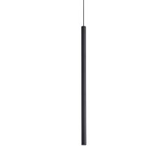 Κρεμαστό Φωτιστικό LOOK LED SP1 ROUND D16 H400 ON-OFF Μαύρο 3000K Ideal Lux 351636